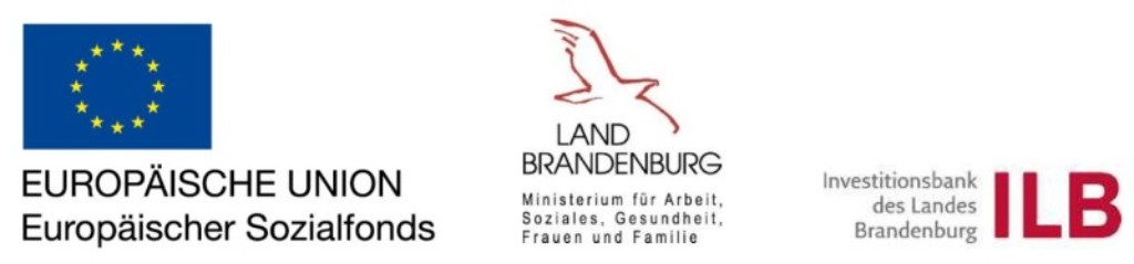 EU, ILB, Land Brandenburg - Logos