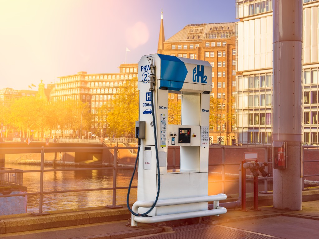 Hydrogen filling station network