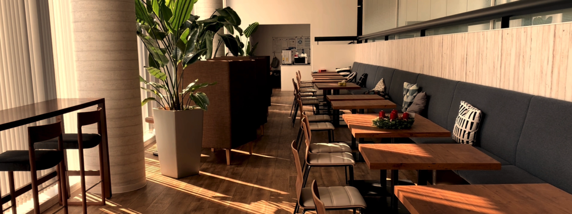 オフィスの休憩スペース