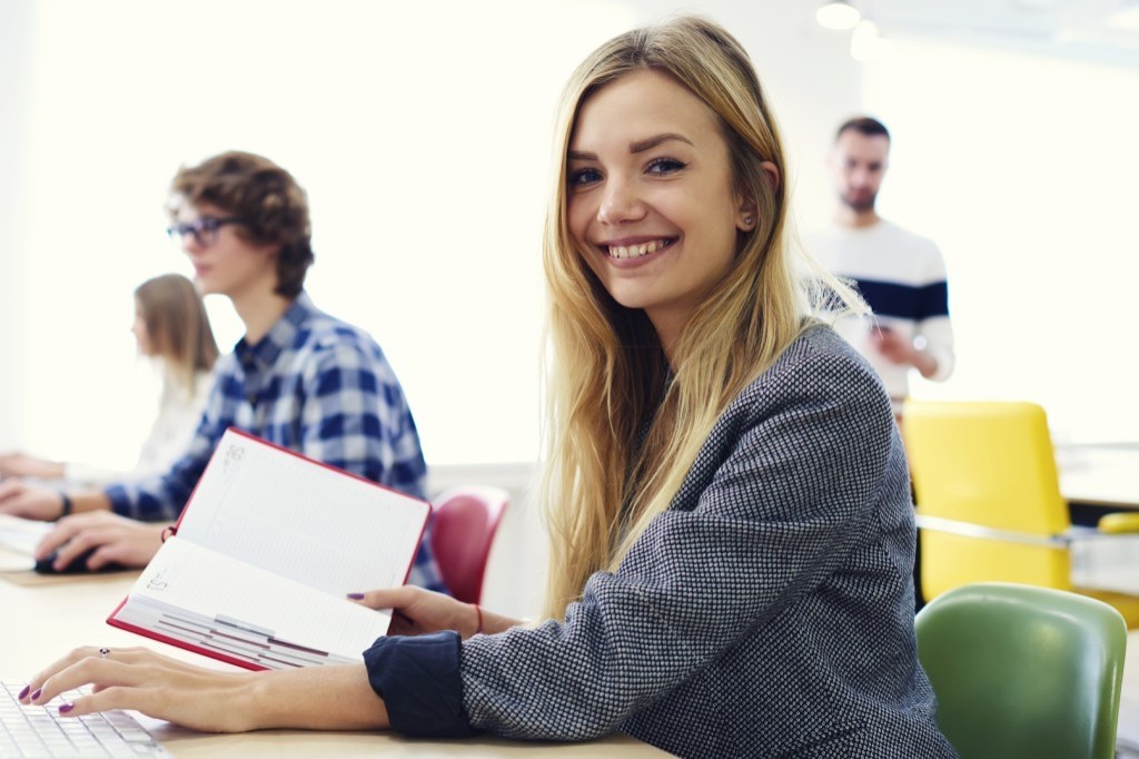 海外大学生のポートレート
