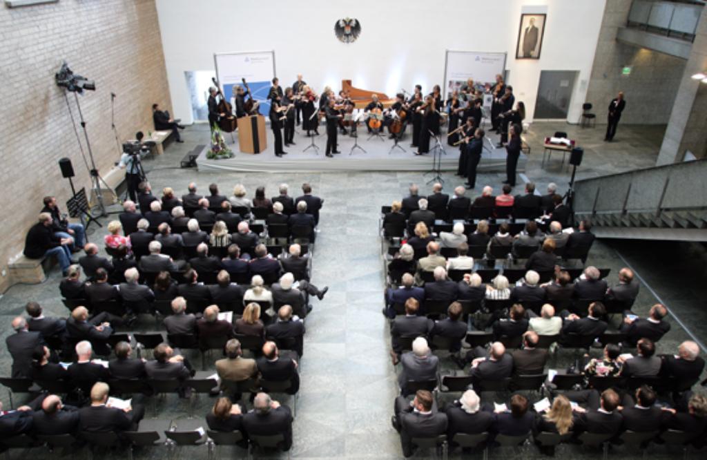 Feierliche Preisverleihung in der Piazzetta des Historischen Rathauses zu Köln, Musikalische Begleitung: Concerto Köln