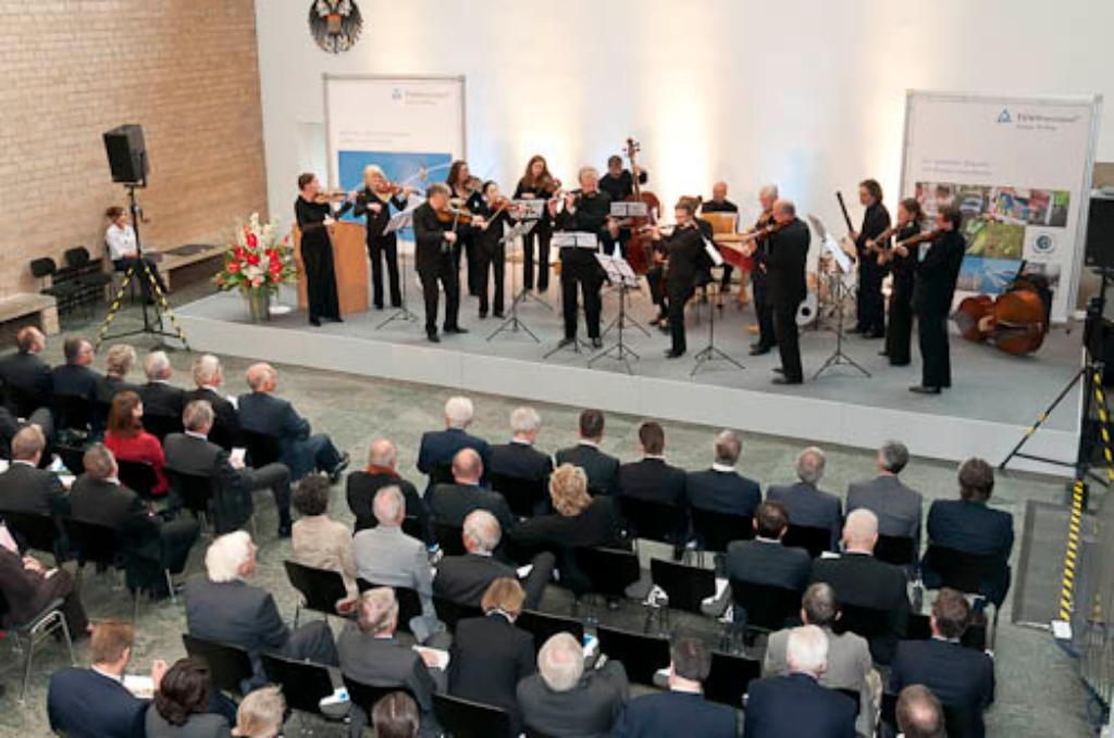 Feierliche Preisverleihung in der Piazzetta des Historischen Rathauses zu Köln, Musikalische Begleitung: Concerto Köln