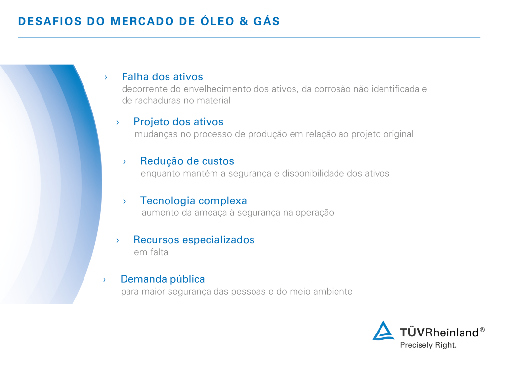 Apoio especializado para os desafios do setor de óleo e gás