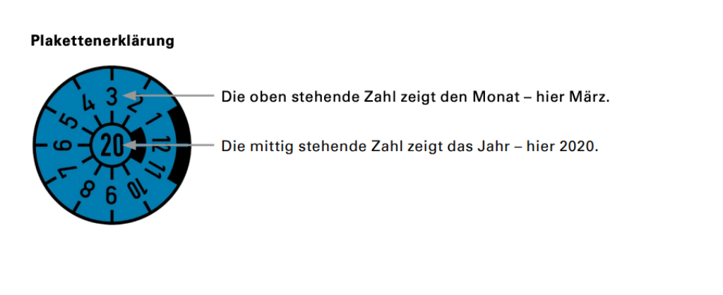 Die Prüfplakette richtig lesen: Wir helfen Ihnen!, DE