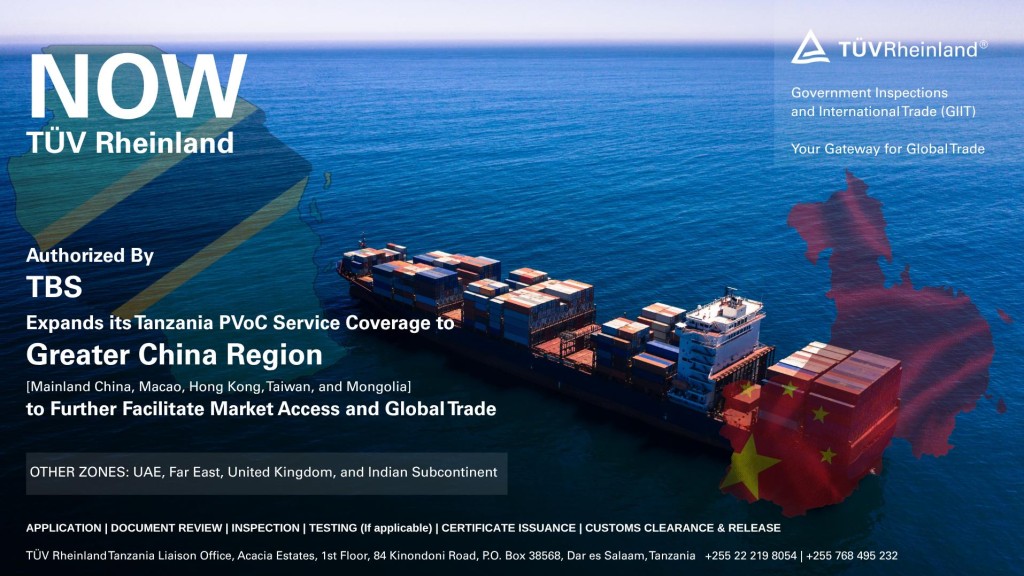 TÜV Rheinland Strengthens Tanzania PVoC Network