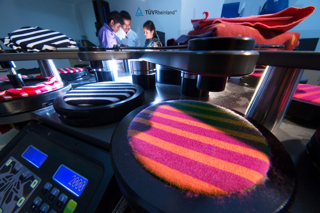TÜV Rheinland provides comprehensive services for the textile industry including auditing and certification. Photo: TÜV Rheinland