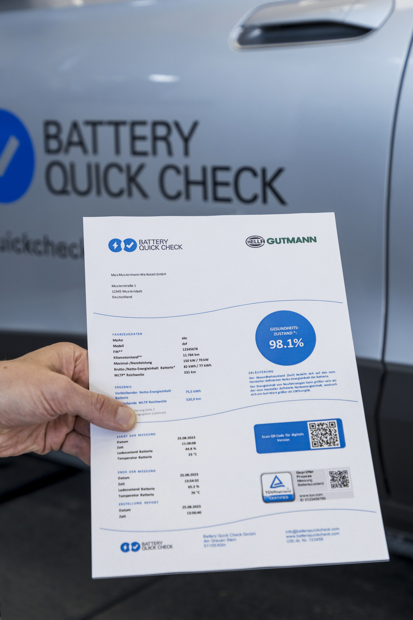 TÜV Rheinland Mobility auf LinkedIn: Battery Quick Check – Der erste von TÜV  Rheinland zertifizierte…