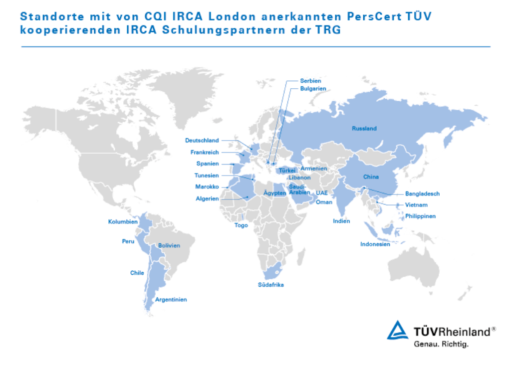 IRCA Standorte