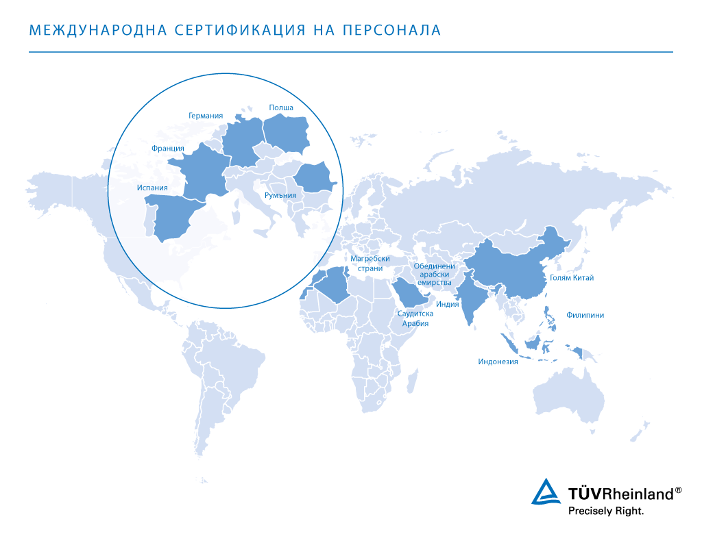 Международна сертификация на персонала | TÜV Rheinland