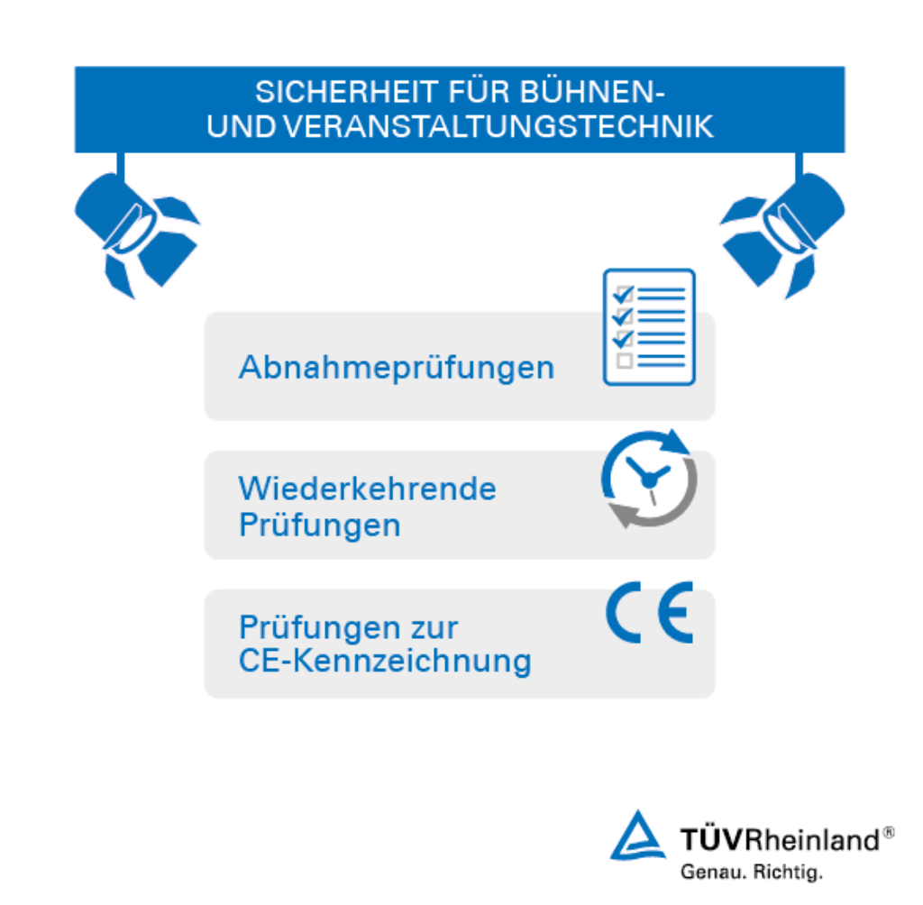Sicherheit für Bühnen- und Veranstaltungstechnik