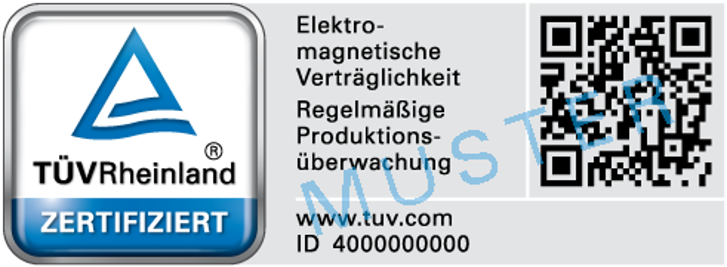 Prüfzeichen für Elektromagnetische Verträglichkeit | TÜV Rheinland