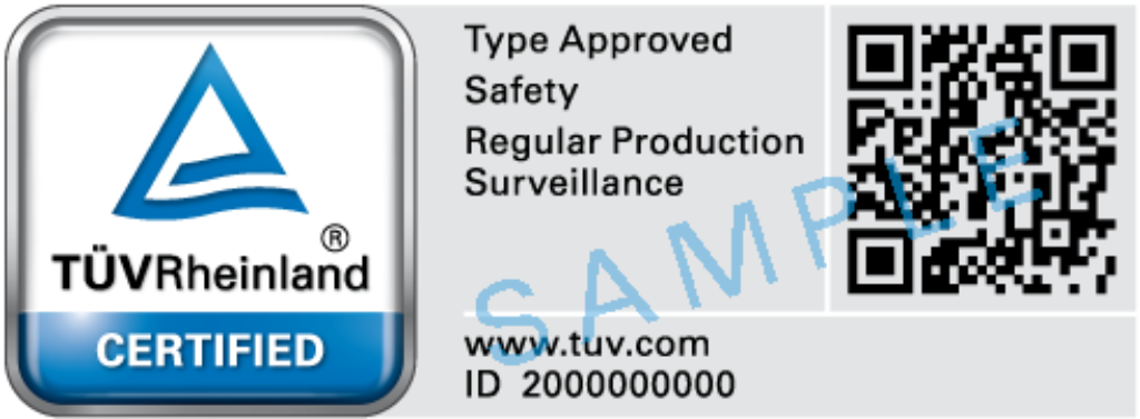 Bauart Mark / Type Approved Mark | WO | TÜV Rheinland