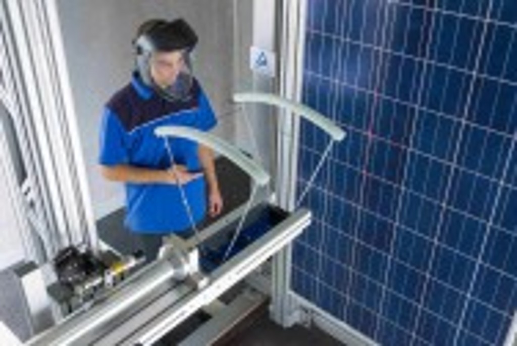 Hail test | TÜV Rheinland