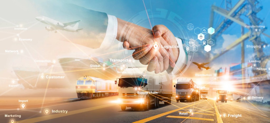Zdjęcie przedstawia schematyczne ujęcie IFS Logistics