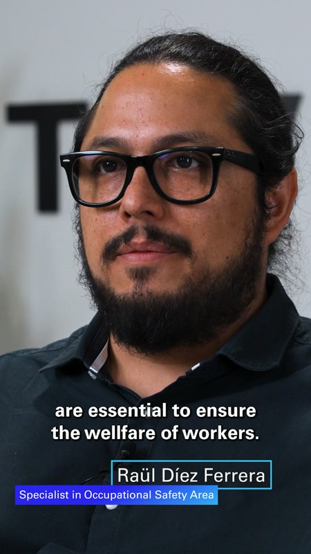 Video: Raül Díez Ferrera, Specialist in Occupational Safety, speaking about worker welfare